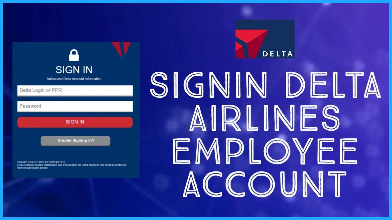 How To Sign In to Your Delta Airlines Employee Account 2023? YouTube
