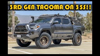 HOW TO FIT 35s ON A TACOMA + WHAT THEY DONT TELL YOU WATCH BEFORE YOU BUY!
