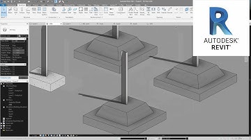 Foundation with Inbuild Pedestal in Revit Structure