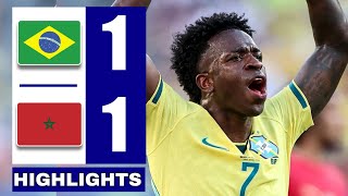 BRAZIL VS MOROCCO 1-1 ~ EXTENDED HIGHLIGHTS FIFA WORLD CUP 2026 | Vinícius x Saibari