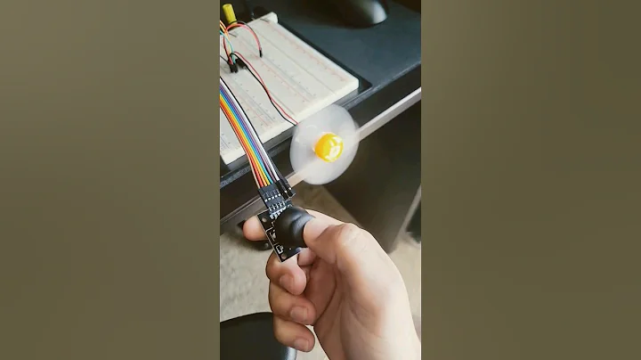Joystick DC motor control using L293D chip