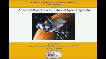 PSW 2280 Advanced Propulsion for Future Space Exploration | Edgar Choueiri