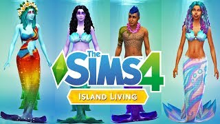 MERMAIDS!!!!!!!!! The Sims 4 Island Living - CAS Create a Sim Hair and Clothing Review MERMAIDS!!!!!!!!! The Sims 4 Island Living - CAS Create a Sim Hair and Clothing Review