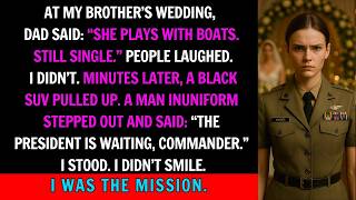 At My Brother’s Wedding, My Dad Mocked Me as “the Soldier Sister” — Then the White House Called