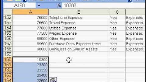 A1 Excel database Populate function