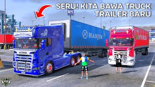 Bambang Bawa Truck Trailer Scania Oleng Keren Di Gta 5 Indonesia
