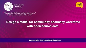HACA 2025: Shift to Community: Design a model for community pharmacy workforce with open source data