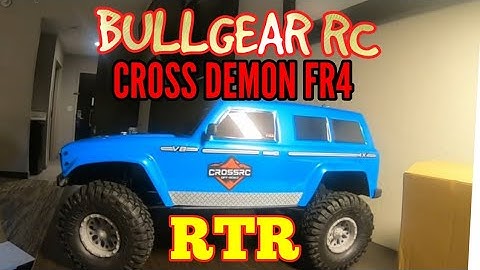 CROSS DEMON FR4 RTR UNBOXING AND FIRST REVEIW