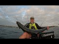 Kayak fishing South Africa. First Mackerel {Cuda} of the season.