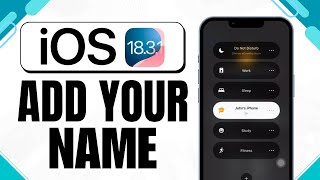 How To Add Your Name On Your IPhone Lock Screen (2025) screenshot 5