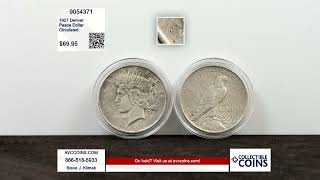 1927 Peace Dollar - Denver - Circulated