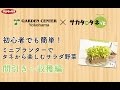 ミニプランターでタネから楽しむサラダ野菜　間引き～収穫編