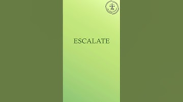 Meaning of the term Escalate | Adv. Melisa Rodrigues