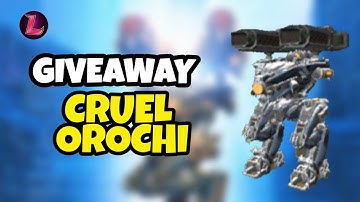 [WR] War Robots: Official Cruel Orochi Giveaway, part 2 | #WRwinCruelOrochi