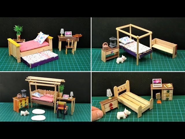 STL file Miniature bed for reusing popsicle sticks 🛏️・3D printing model to  download・Cults