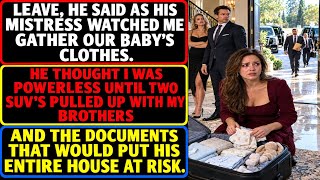 7 Months Pregnant, My Husband Kicked Me Out For His Mistress—He Never Knew Who Funded Him.