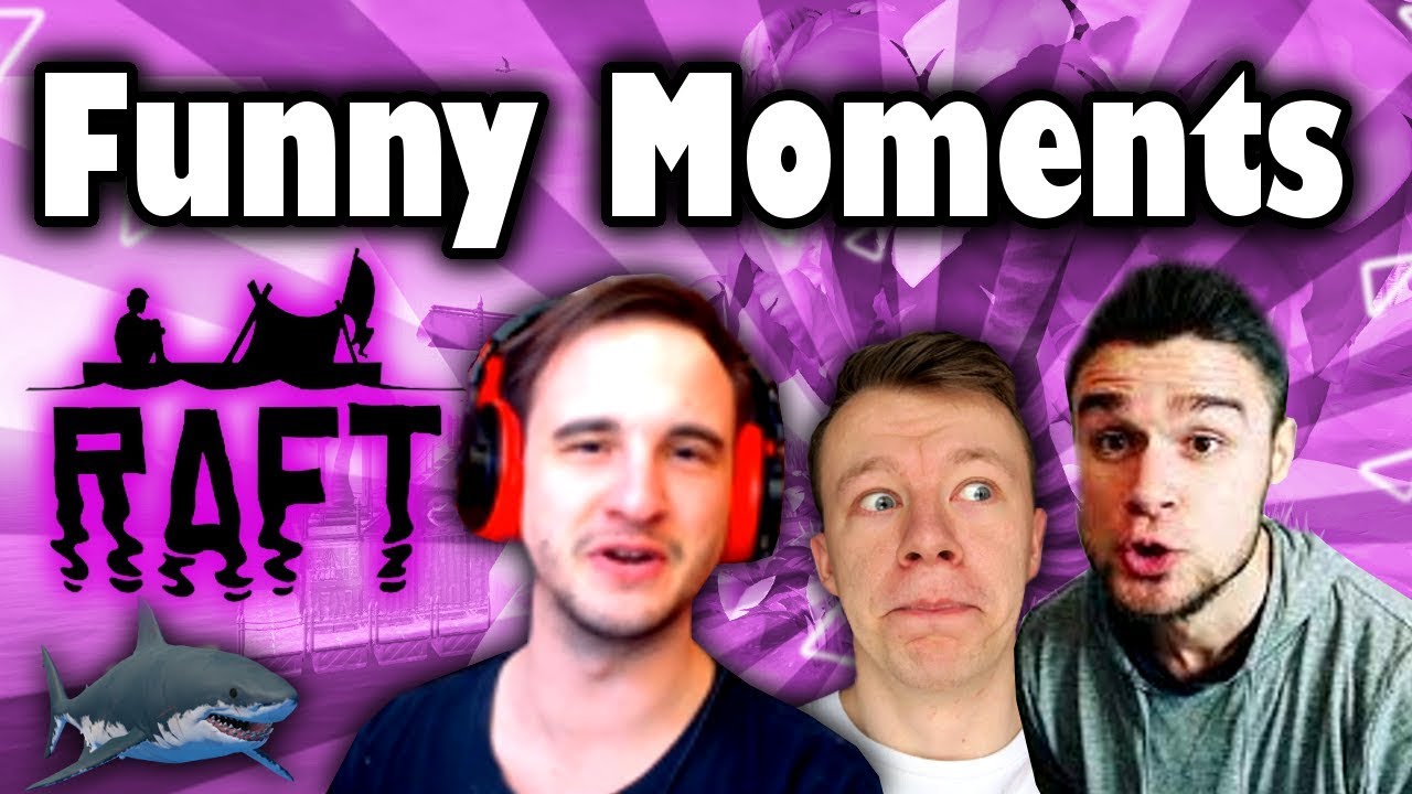 Funny Moments - Bladii & Dobrodziej & Plaga | Raft | cz. 1