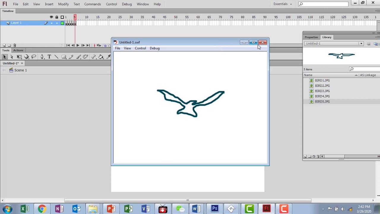Flash - Basic Animation using Adobe Flash - YouTube