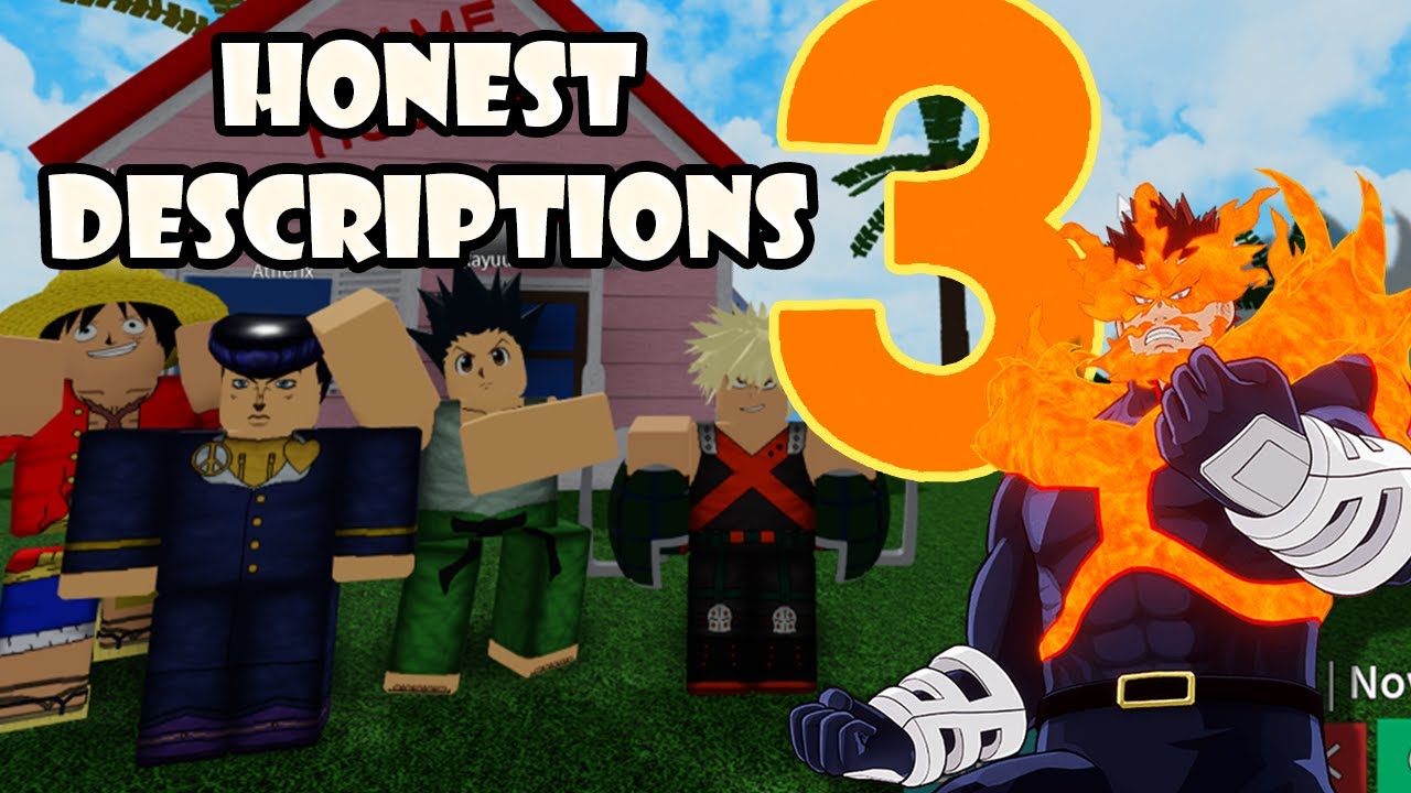 Honest Character Descriptions Anime Battle Arena [PART 3]