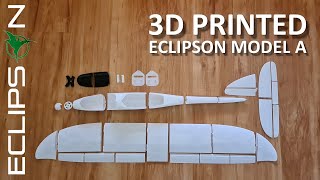 Eclipson Model A - Time-lapse Build & Maiden Flight (Free .STL File)