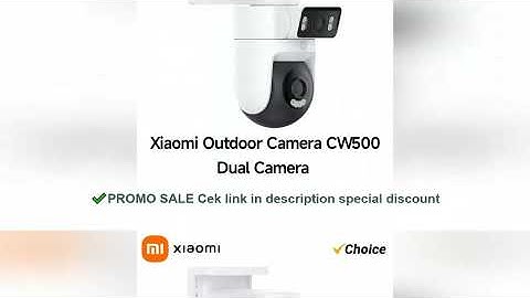 Xiaomi Outdoor CW500 Dual Camera Version IP66 Security Protection CCTV AI Detection Full-Color Night