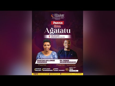 FOURSQUARE TVI AGATATU ALTAR With Pastor SOLANGE MASENGO EV DENIS AKANDWANAHO 17 09 2025