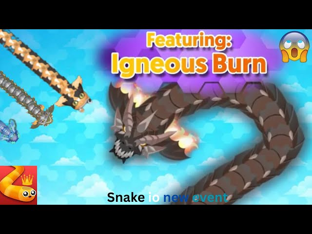 Igneous Burn Boss Left Out The Map! GLITCH OR HACK? Snake.Io 🐍 