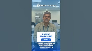 Patent Searching | Biocon Academy