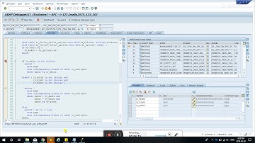 SAP + oData debug  + Select statement