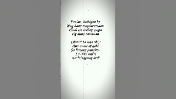Thumbnail of New song Rico Blanco "Paalam"