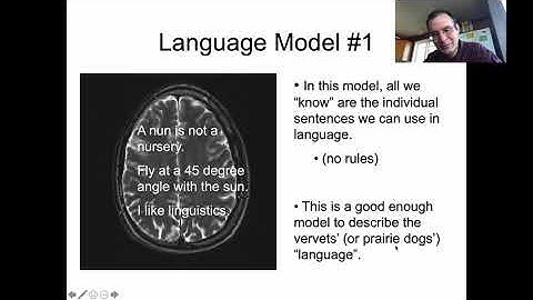 Ling 201 - Intro Linguistics - Knowledge of Language