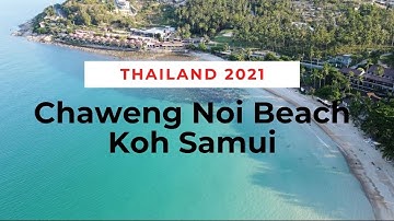 Thailand 2021 Chaweng Noi Beach by DJI Mavic Air drone Strand Drohne Koh Samui doku aktuell 4k ko