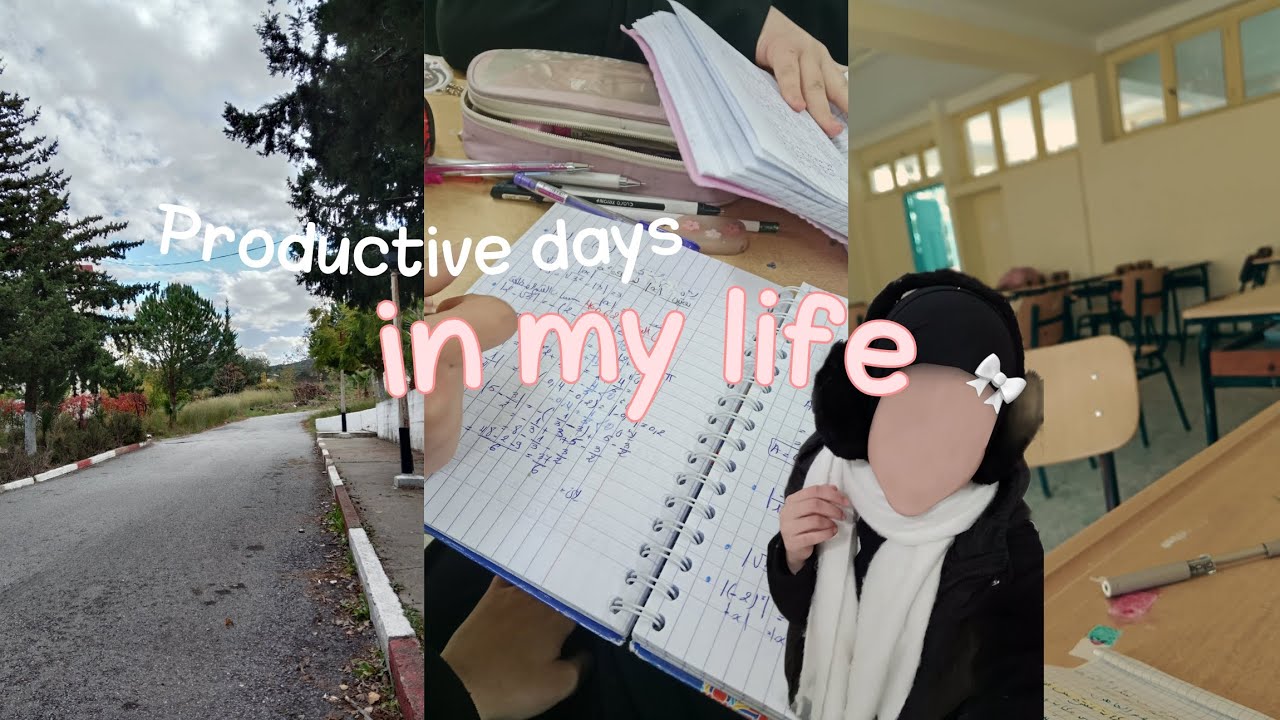 فلوق يوميات طالبة اول ثانوي 🌷 الكثيرر من الدراسة 😮‍💨💅🏻