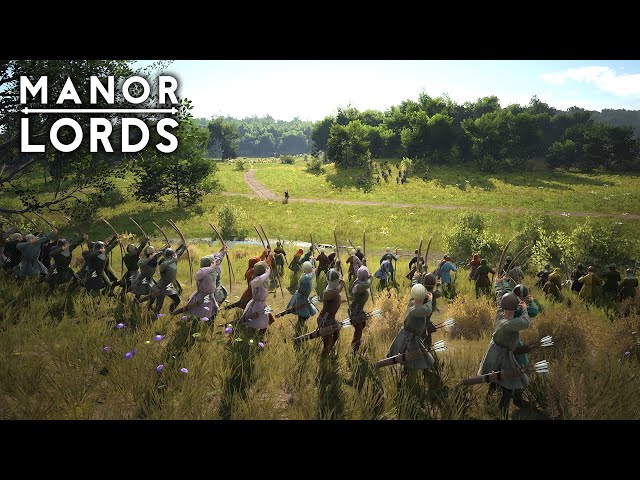 A CINEMATIC WEE SKIRMISH | MANOR LORDS Battle