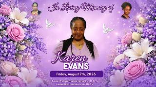 Karen Evans (Friday, August 7th, 2026) 11:00 a.m.