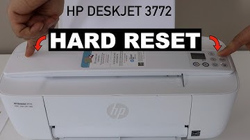 HP DeskJet 3772 Hard Reset - Fix Many Printer Problems !
