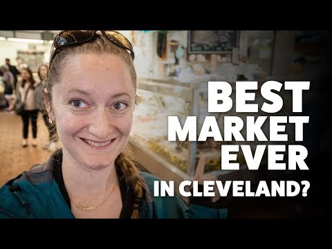 Cleveland Farmers Market - Exploring Cleveland: Stained Glass Windows, Amazing Food, Breweries, & a Cemetery