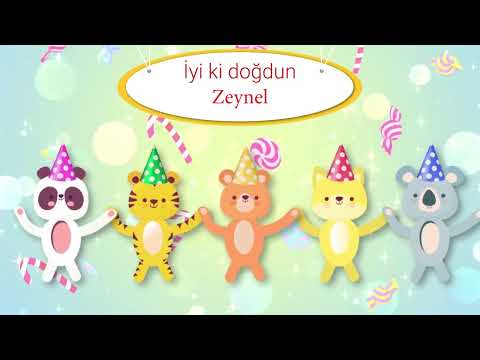 İyi ki Doğdun Zeynel - İsme Özel Çocuk Doğum Günü Şarkısı