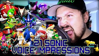 21 Voice Impressions of Sonic Characters!