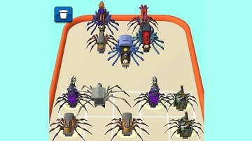 MERGE SPIDER TRAIN ALL LEVELS GAMEPLAY WALKTHROUGH PART 2