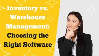 Inventory vs. Warehouse Management: Choosing the Right Software by Cadre Technologies 162 views 5 months ago 2 minutes, 12 seconds