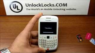 How To Unlock Blackberry Curve 8520 By Unlock Code All Carriers And Networks Supported.