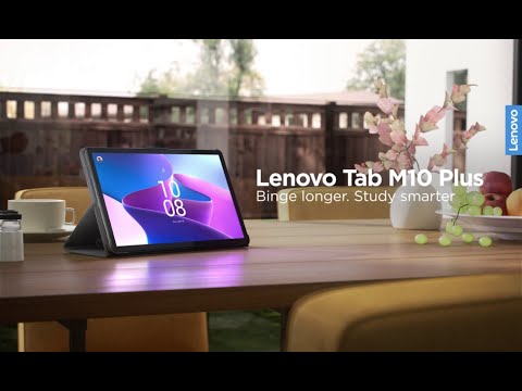 Lenovo Tab M10 Plus 3rd Gen - Binge longer. Study smarter.