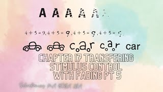Cooper Chapter 17 Part 5 Last one! Intro to Verbal Behavior