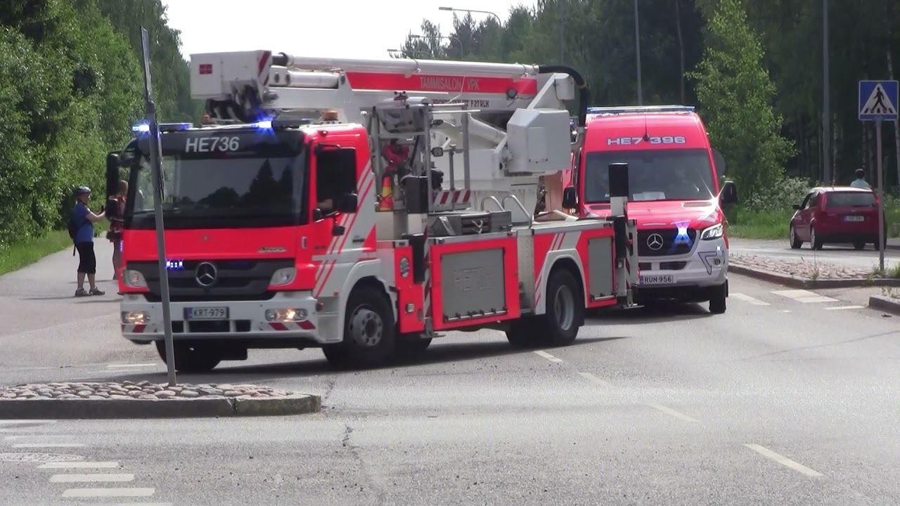 Helsinki fire department 160 years parade 12.6.2021