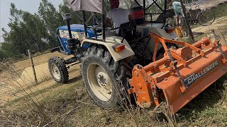 खेत की जुताई में Swaraj Tractor का जलवा 💪 | Swaraj 744 XT 52HP with Sonalika Rotavator parformence 