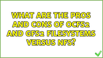 What are the pros and cons of OCFS2 and GFS2 filesystems versus NFS?