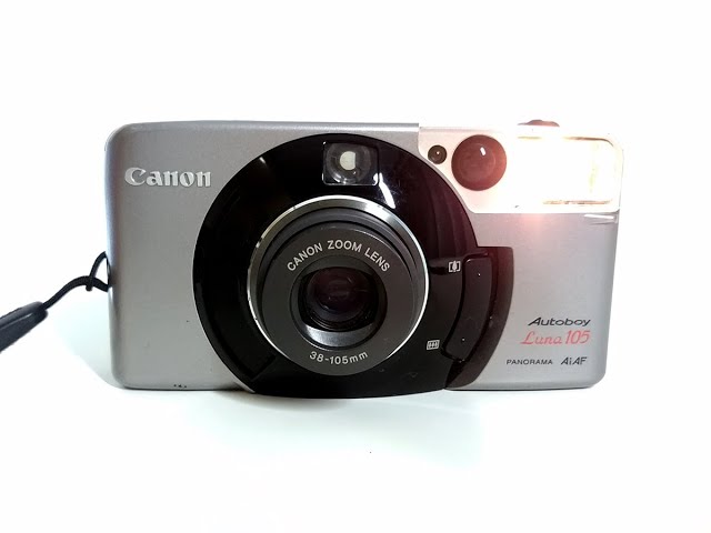 CANON Autoboy Luna 105 Film Camera - YouTube