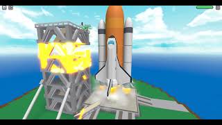 Rocket Launch On Fire!  Natural Survival Disaster (RBLX)