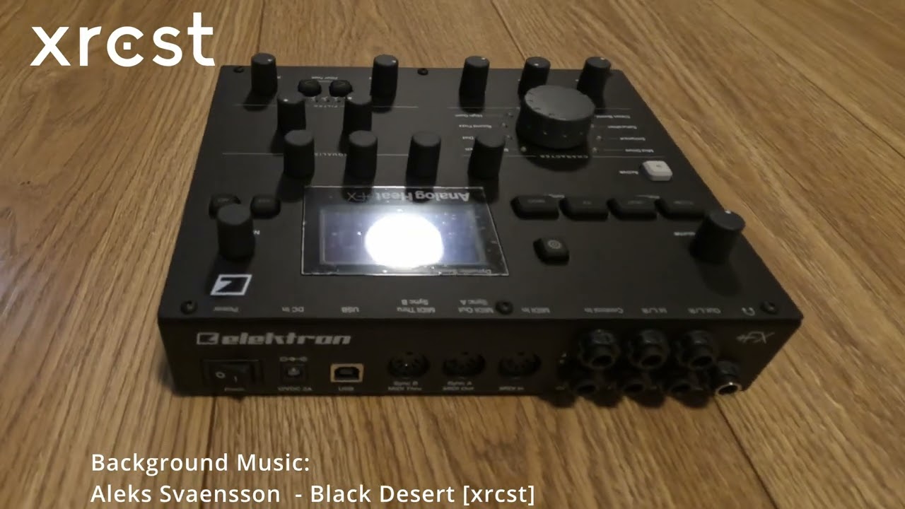 Elektron Analog Heat + FX Unboxing and Factory Presets // No Talking